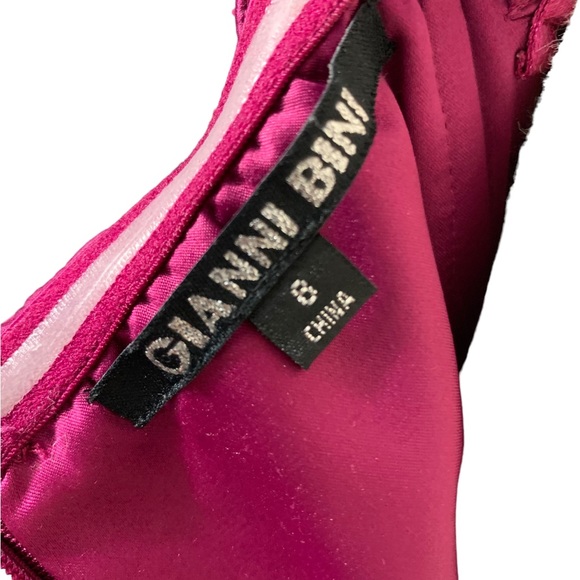 Gianni Bini Cocktail Prom Bridesmaid Dress Size 8 EUC Strapless Spaghett… - Picture 6 of 14